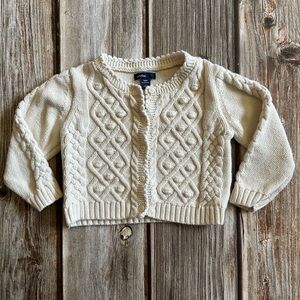 Cozy Cream Cable Knit Sweater 18-24 month